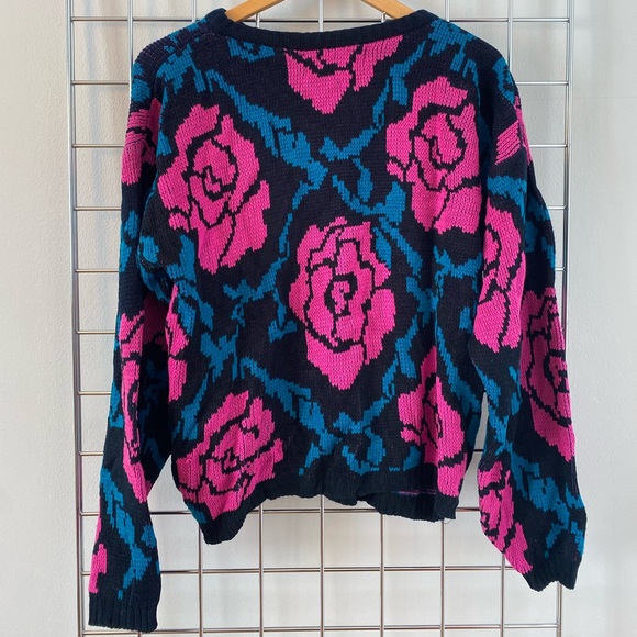 Vintage Country Concepts floral sweater - Picture 3 of 3